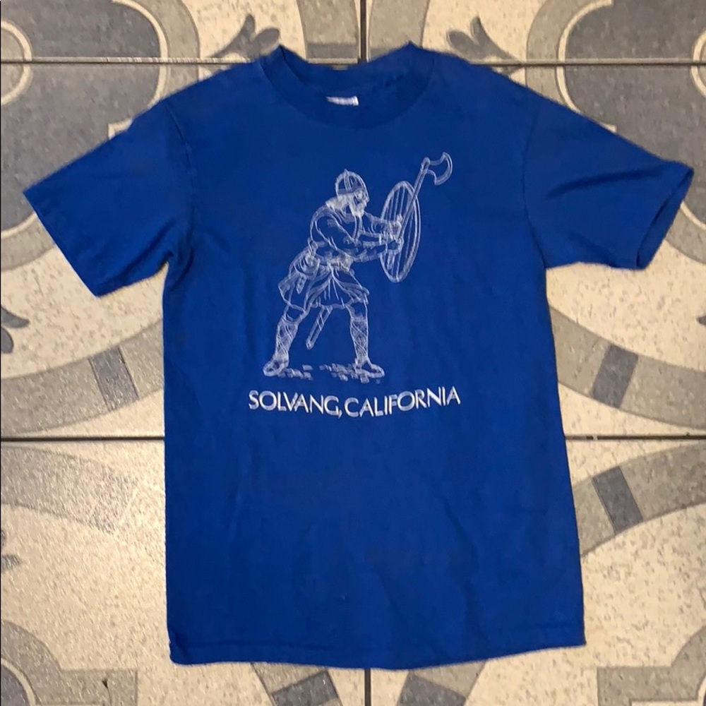 Vintage Viking Graphic Single-Stitch Tee Sz. S